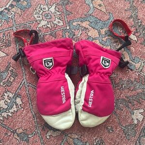 Hestra Heli Ski Junior Mitten - Kids sz 4, ski gloves/mittens